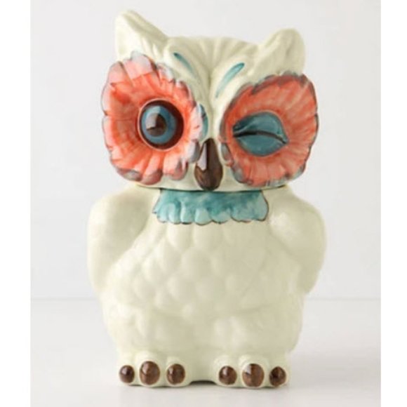 Anthropologie Other - Anthropologie Home Owl Cookie Jar